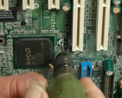 пайка материнская плата